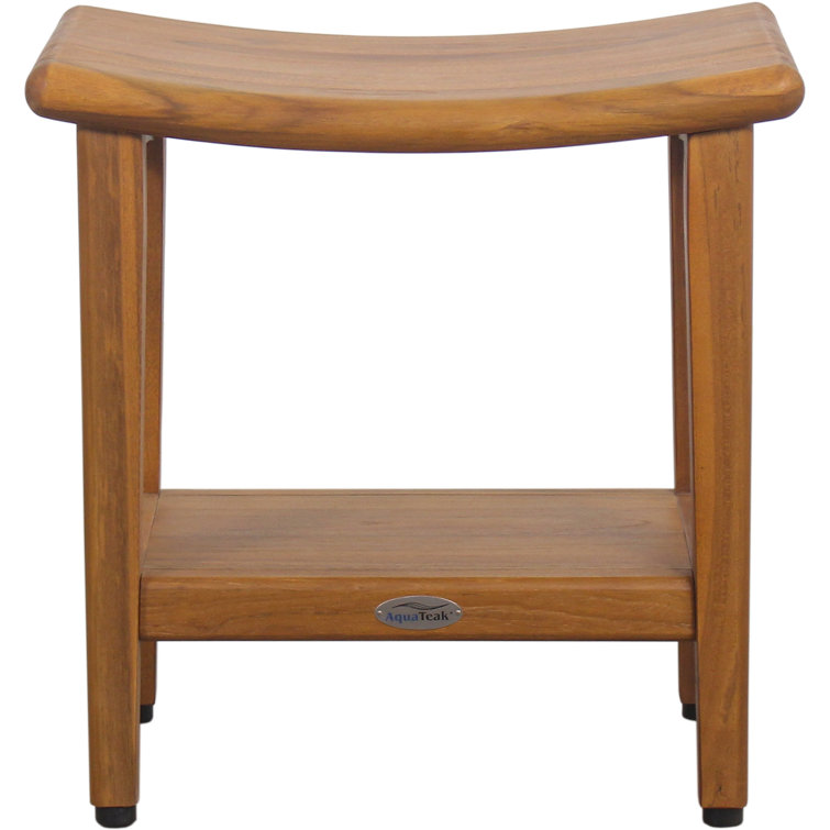 Aqua Teak Sumba 18'' W Teak Shower Bench | Wayfair